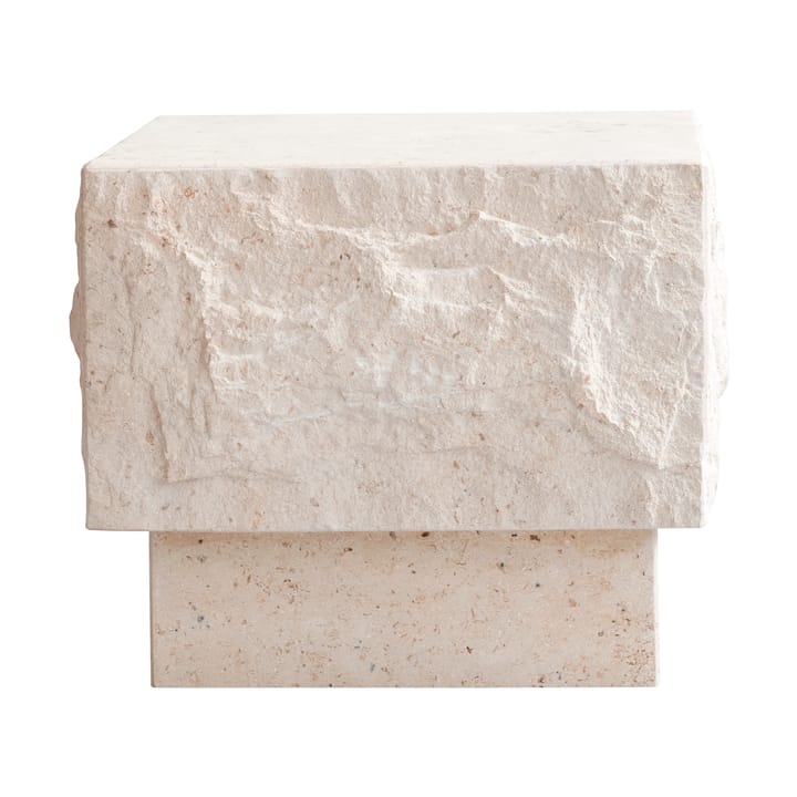 Temple sidobord low 42x40 cm - Limestone - 101 Copenhagen