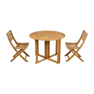 Aneboda balkongset med 2 stolar teak - undefined - 1898