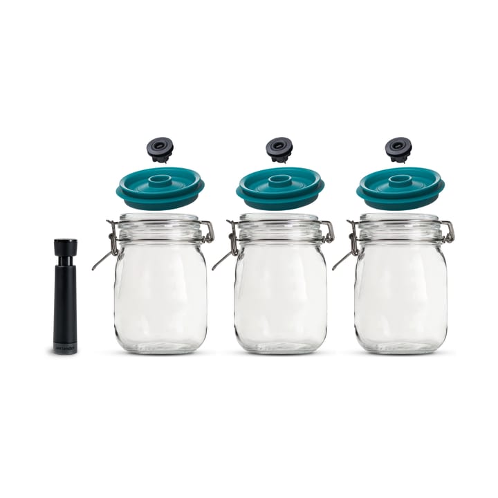 Airtender vakuumförslutare burkar 3-pack, 1,5L Airtender