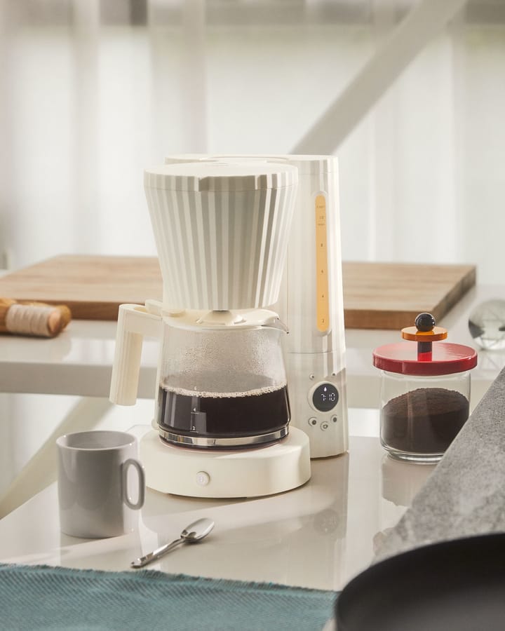 Plissé kaffebryggare, Grå Alessi