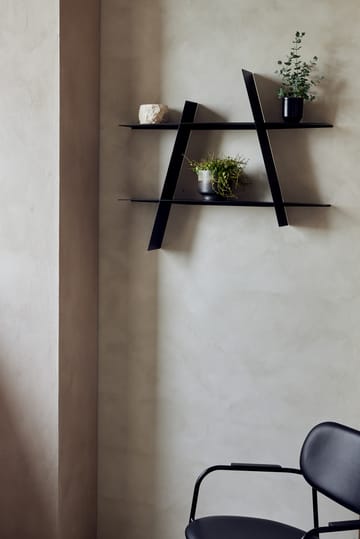 A-Shelf vägghylla Large 78x12x67 cm - Black - Andersen Furniture