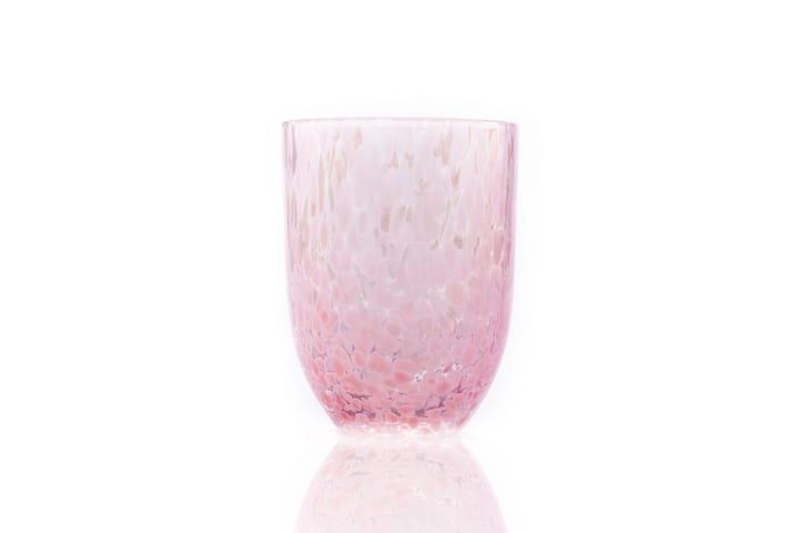 Confetti dricksglas 25 cl - Rosa - lt. blue - Anna Von Lipa