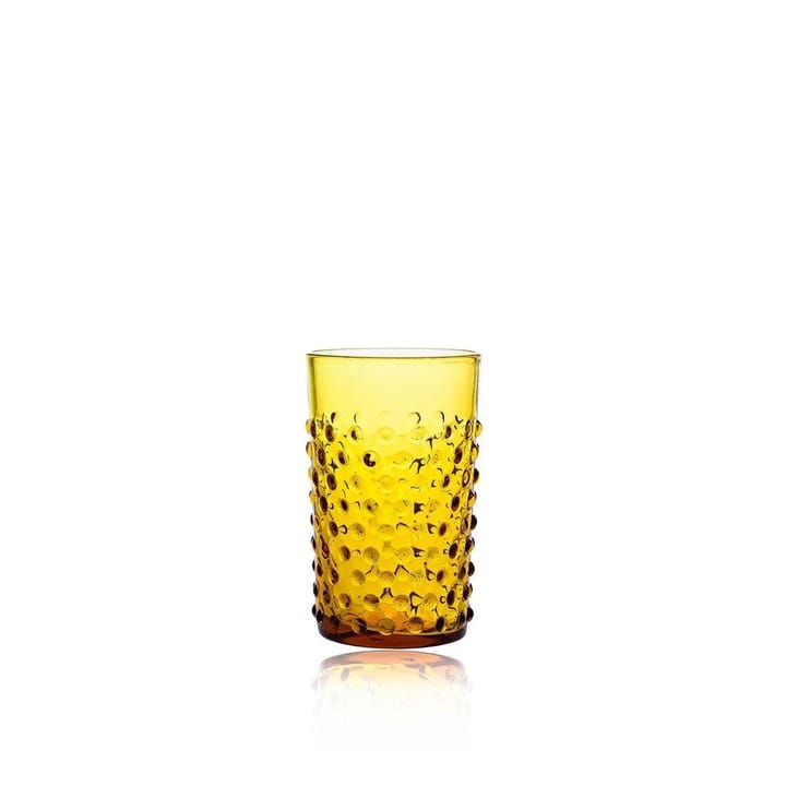 Hobnail glas 20 cl - Amber - Anna Von Lipa