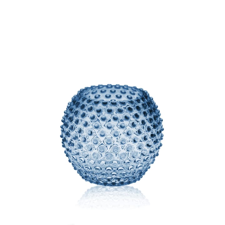 Hobnail Globe vas 18 cm - Blue smoke - Anna Von Lipa