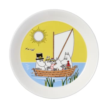 Mumin tallrik Segling & Vinterbrasa 2 delar - 19 cm - Arabia