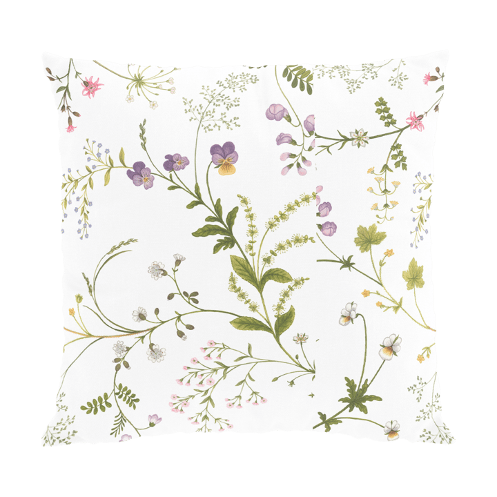 Blomsteryra kuddfodral 47x47 cm - Grön - Arvidssons Textil