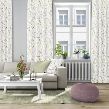 Blomsteryra kuddfodral 47x47 cm - Grön - Arvidssons Textil