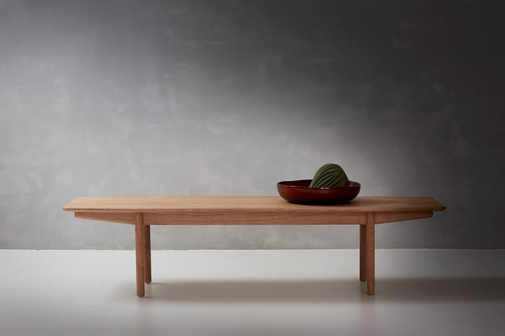 Lucca lounge bord 50x160 cm, Natural oak Asplund