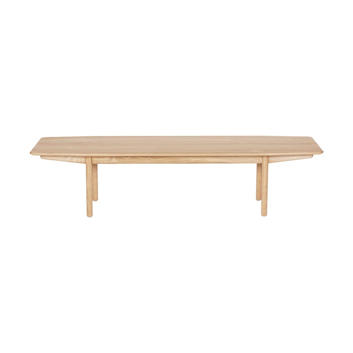 Lucca lounge bord 50x160 cm - White stained oak - Asplund