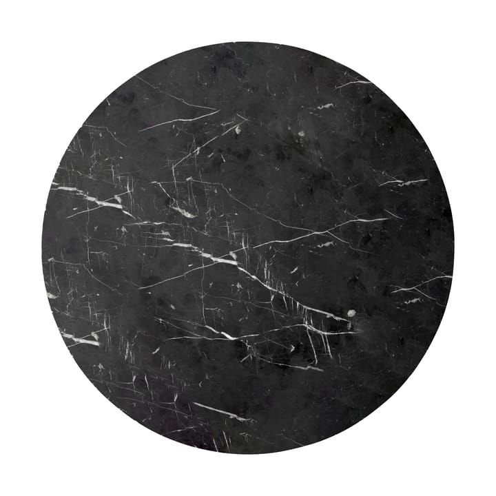 Androgyne bordsskiva till sidobord Ø65 cm - Nero Marquina - Audo Copenhagen