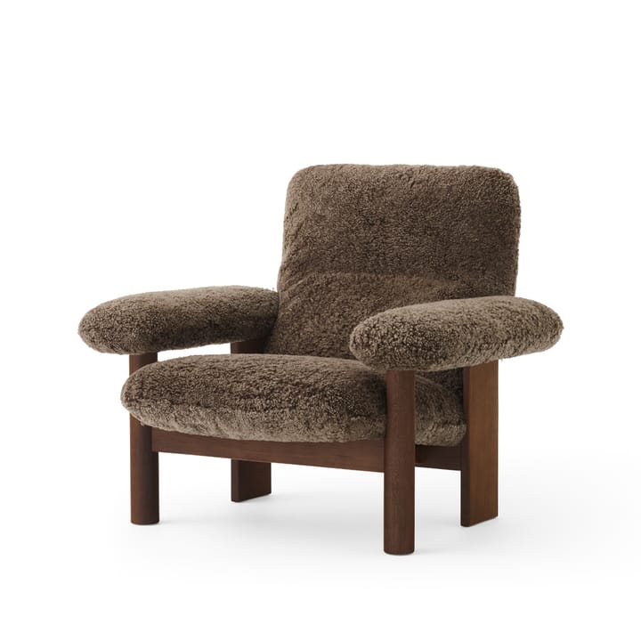 Brasilia fåtölj - Dark oak-Root sheepskin - Audo Copenhagen