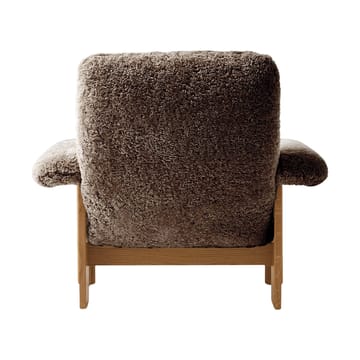 Brasilia fåtölj - Natural oak-Sahara sheepskin curly - Audo Copenhagen