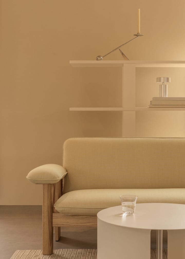 Brasilia soffa 2-sits - Dark oak-Avalon 012 - Audo Copenhagen