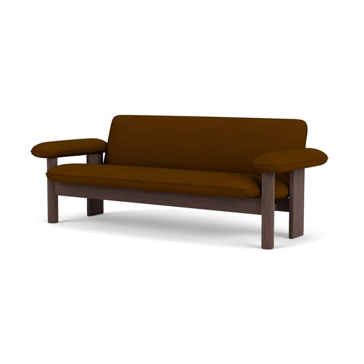 Brasilia soffa 2-sits - Dark oak-Baru 0450 - Audo Copenhagen