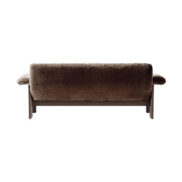 Brasilia soffa 2-sits - Dark oak-Sahara sheepskin curly - Audo Copenhagen