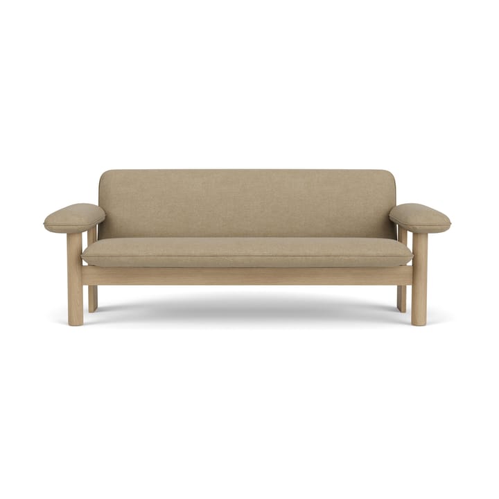 Brasilia soffa 2-sits - Natural oak-Audo Bouclé 02 - Audo Copenhagen