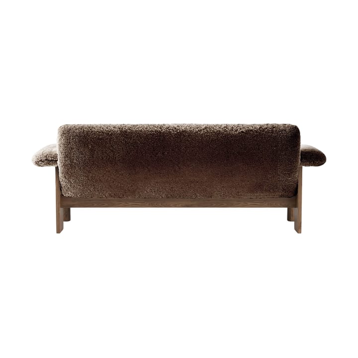 Brasilia soffa 2-sits - Walnut-Sahara sheepskin curly - Audo Copenhagen