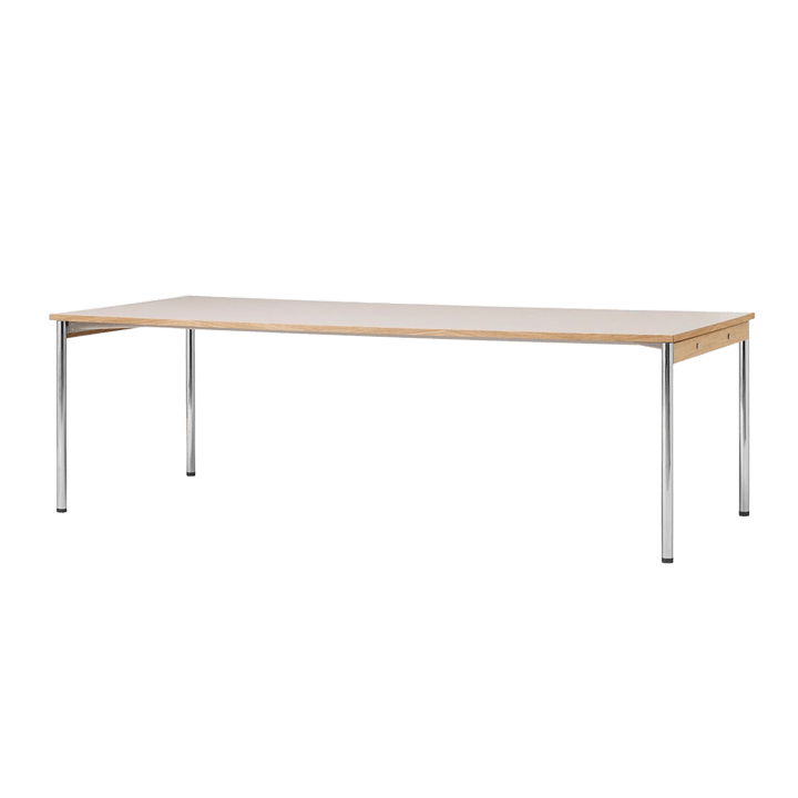 Co Table konferensbord 240x100cm - Chrome-laminate creme - Audo Copenhagen