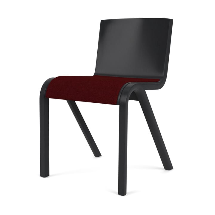 Ready stol klädd sits - Black oak-Baru 0570 Red - Audo Copenhagen