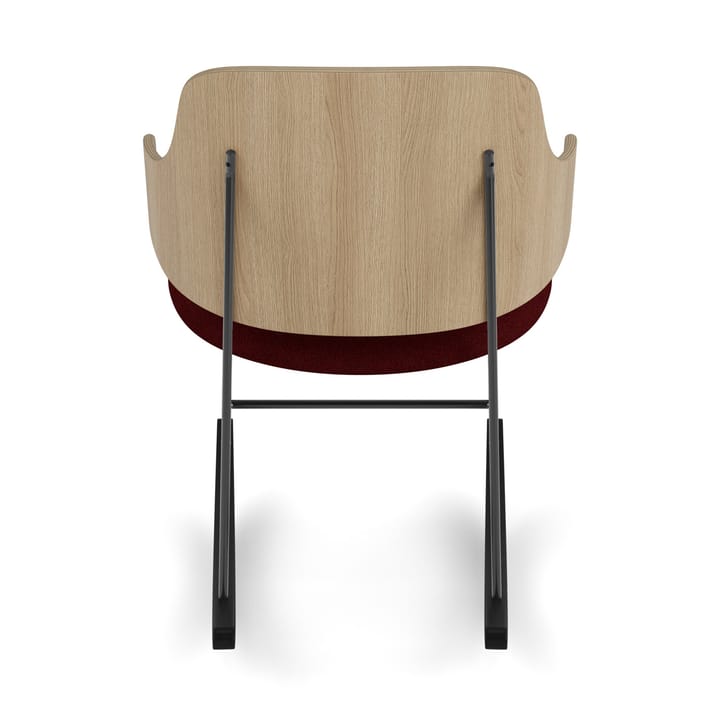 The Penguin gungstol klädd sits - Natural oak-Baru 0570 Red - Audo Copenhagen