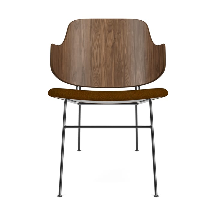 The Penguin loungestol klädd sits - Walnut-Baru 0450 Gold - Audo Copenhagen