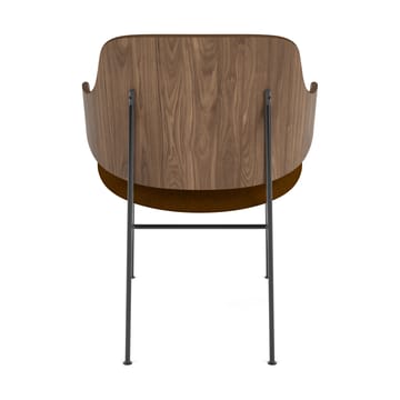 The Penguin loungestol klädd sits - Walnut-Baru 0450 Gold - Audo Copenhagen