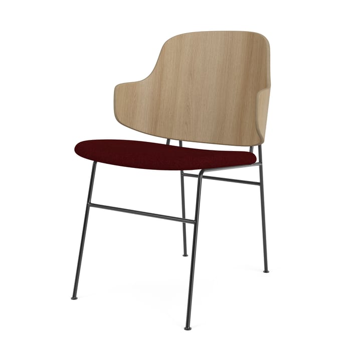 The Penguin stol klädd sits - Natural oak-Baru 0570 Red - Audo Copenhagen