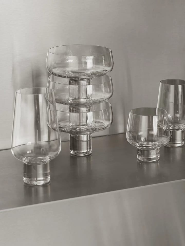 Koyoi champagneglas Coupe 9 cl, klar blomus