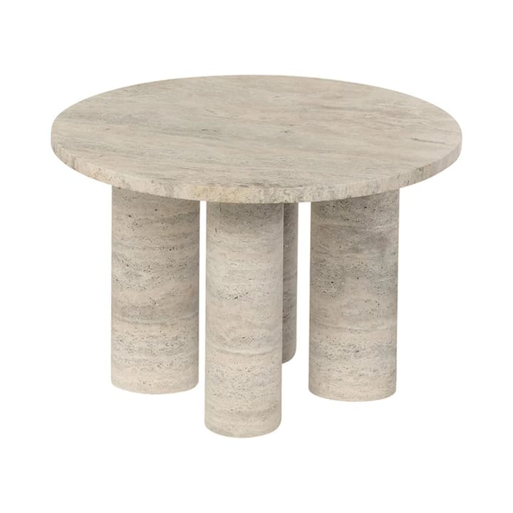 Volos sidobord S Ø52 cm - Travertine - Blomus