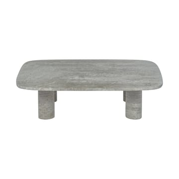 Volos soffbord L 100x70 cm - Silver Travertine - blomus