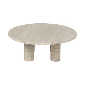 Volos soffbord L Ø75 cm - Travertine - blomus