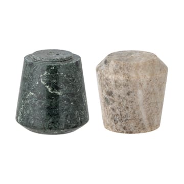 Duo salt och pepparkvarn 12 cm - Marmor - Bloomingville