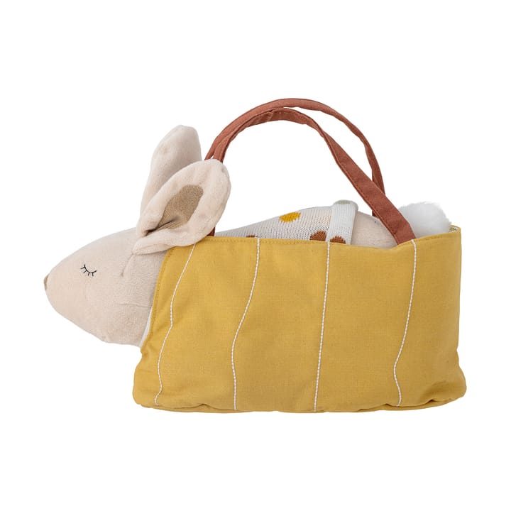 Villja gosedjur 2 delar, White-yellow bunny Bloomingville