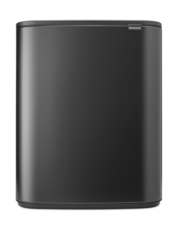 Brabantia Bo touch bin 2x30 L Confident Grey | Skandinavisk Design | Papperskorgar | Grå