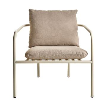 Bendt loungefåtölj - Teddy beige-pearl white - Brafab