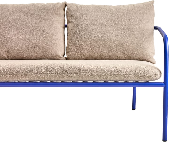 Bendt soffa, Teddy beige-indigo blue Brafab