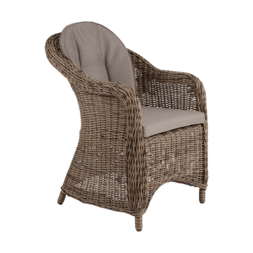 Eads karmstol med sittdyna - Natur-beige - Brafab