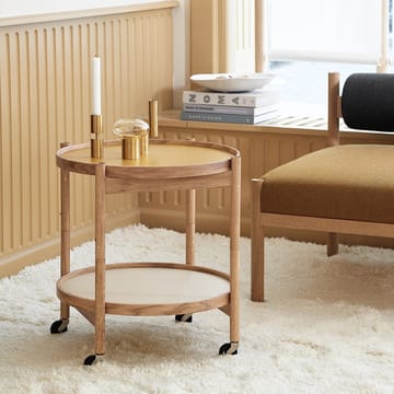 Bølling Tray Table model 50 rullbord - base, oljat bokstativ - Brdr. Krüger