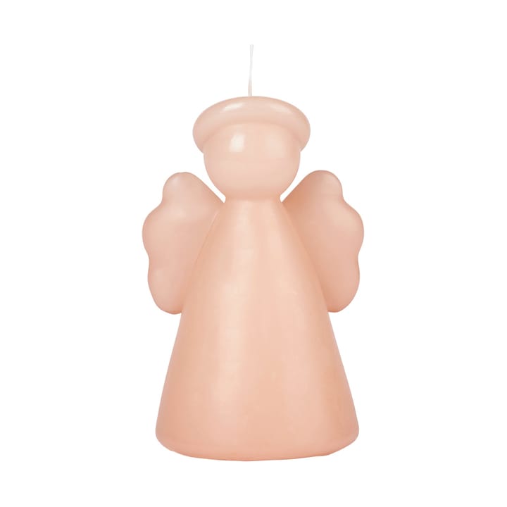 Angel sculpture ljus 14 cm - Dusty peach rose - Broste Copenhagen