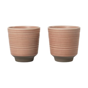 Miko mugg 15 cl 2-pack - Dusty pink - Broste Copenhagen