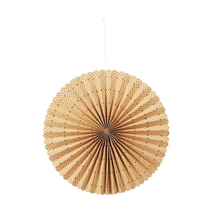 Stella rosette adventsstjärna M Ø43 cm - Harvest gold-natural - Broste Copenhagen