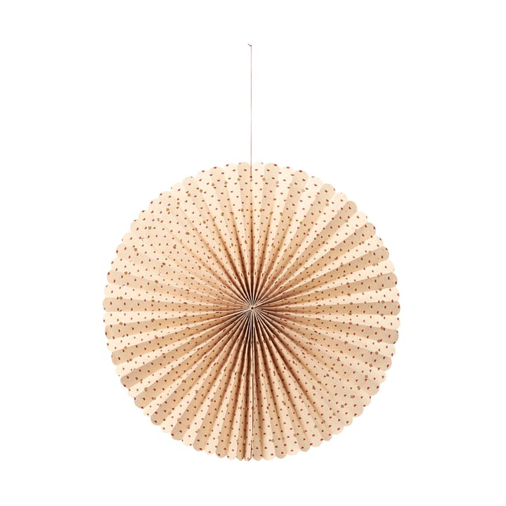 Stella rosette adventsstjärna M Ø43 cm - Natural-pompeian red - Broste Copenhagen