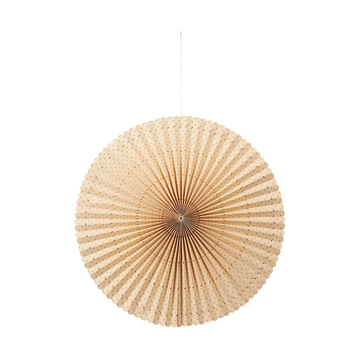 Stella rosette adventstjärna L Ø60 cm - Natural-harvest gold - Broste Copenhagen