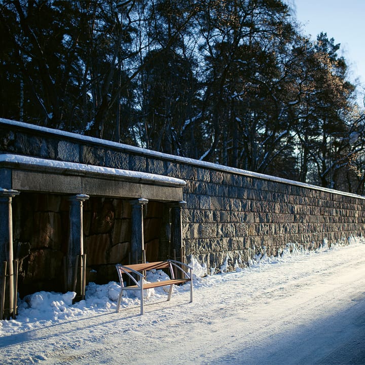 Vasa soffa, Ek olja, svart stativ Byarums bruk