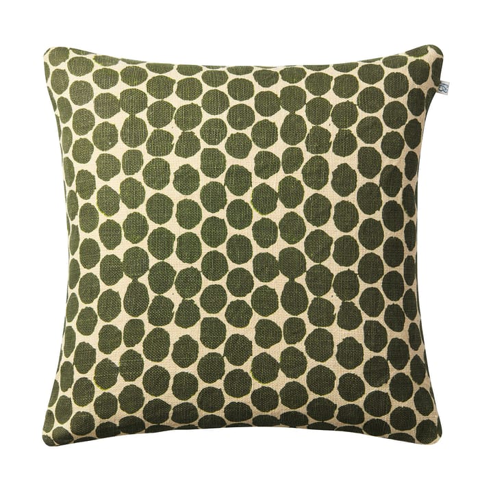 Dot Ari kuddfodral 50x50 cm - Beige-cactus green - Chhatwal & Jonsson