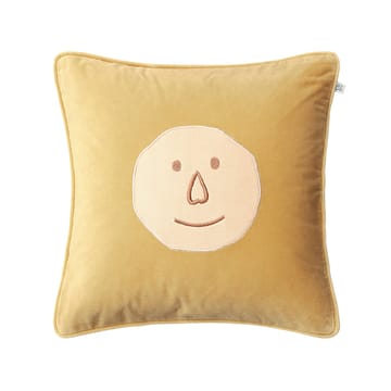 Emoji kuddfodral - spicy yellow/beige, 50x50 cm - Chhatwal & Jonsson