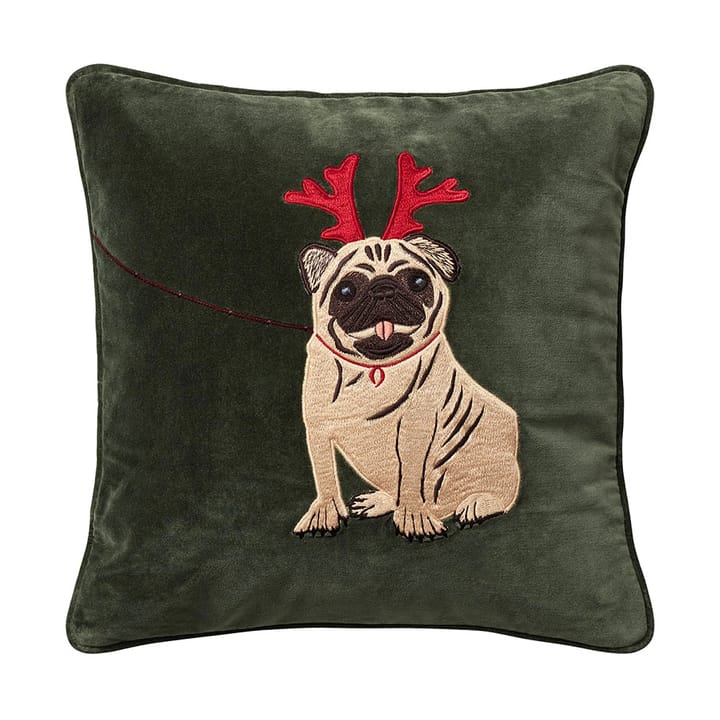 Holiday Dog kuddfodral 50x50 cm - Forest green - Chhatwal & Jonsson