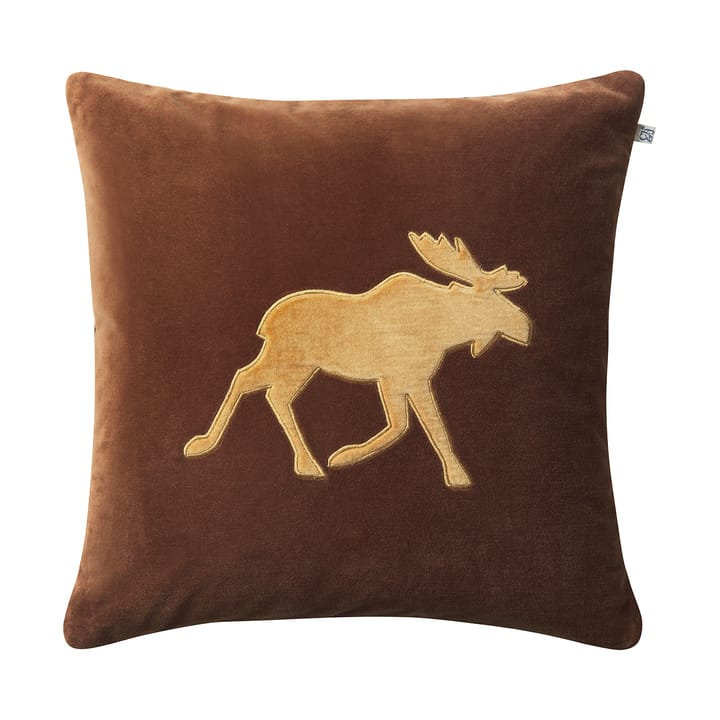 Moose kuddfodral 50x50 cm - Cognac-masala yellow - Chhatwal & Jonsson