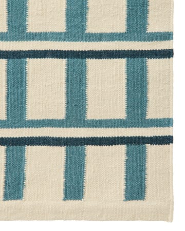 Mysore ullmatta 230x320 cm - Off white-heaven blue - Chhatwal & Jonsson