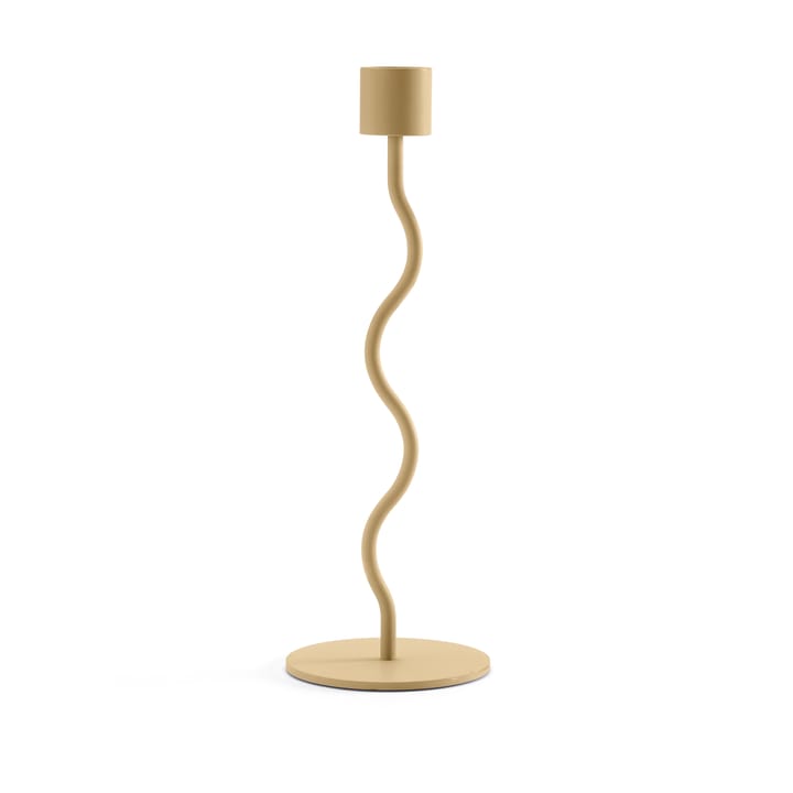 Curved ljusstake 23 cm - Peanut - Cooee Design